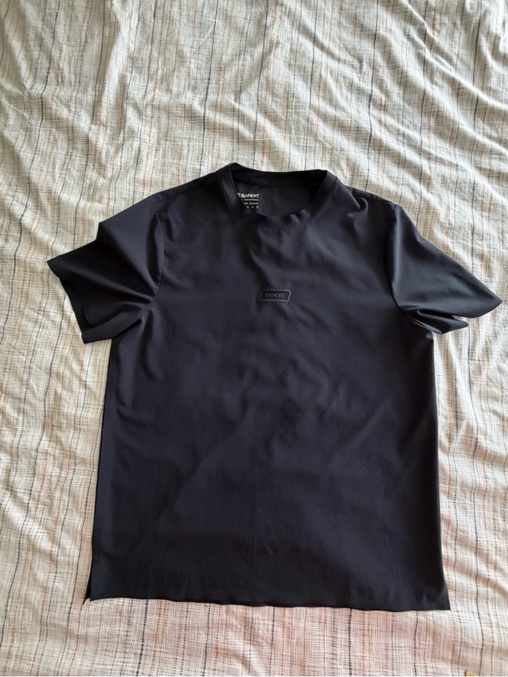 Bandit Running Black MicroGrid Proto T-shirt